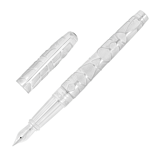 S.T. Dupont Line D Eternity Large Fountain Pen - Orlinski in Palladium