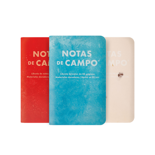 Field Notes Quarterly Edition Memo Notebook - Paletas Series A: Chicle, Sandía, Queso Crema (3-Pack)