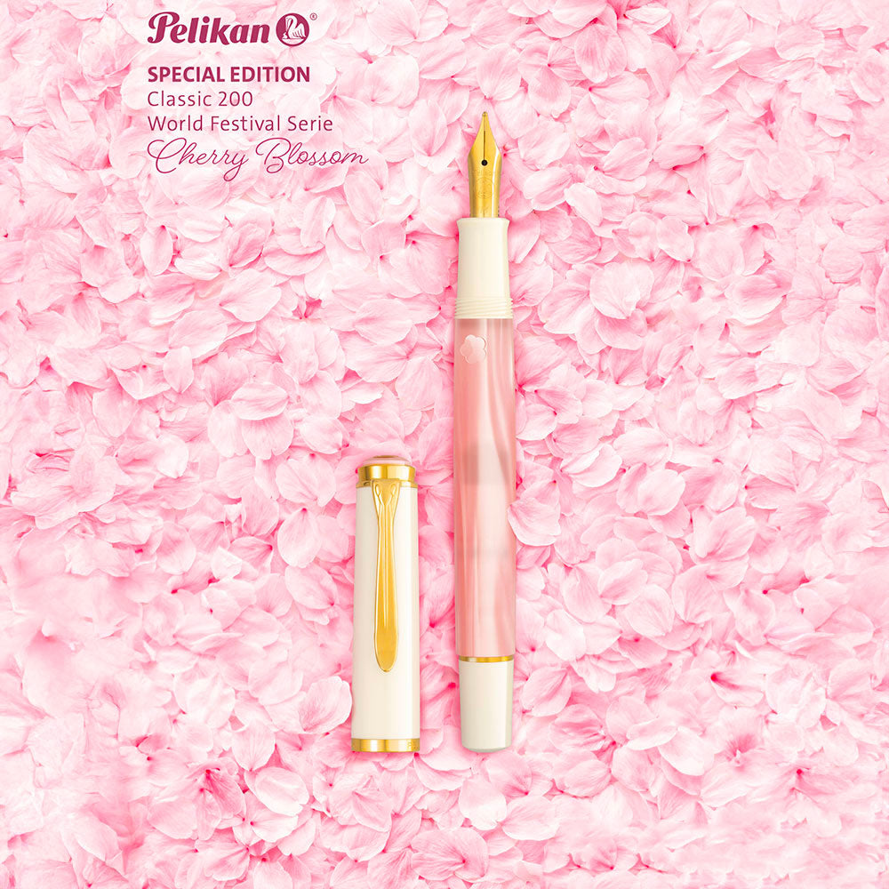 Pelikan Classic M200 Fountain Pen - World Festival Series: Cherry Blossom (2026 Special Edition)