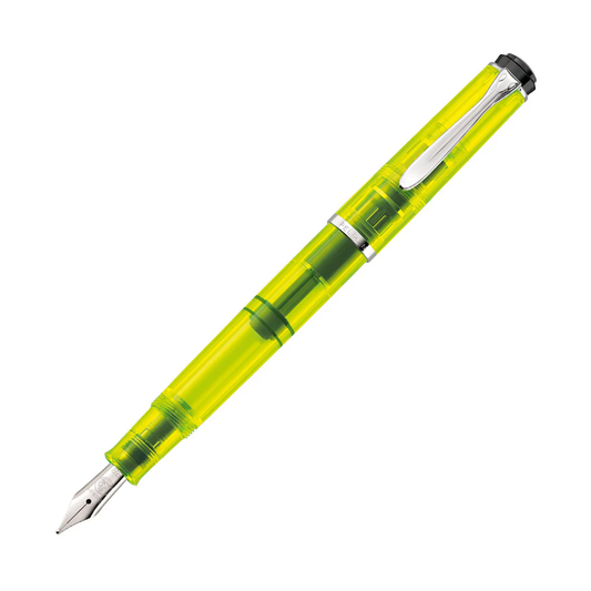 Pelikan Classic M205 Duo Fountain Pen & Ink Set - NEON Highlighter