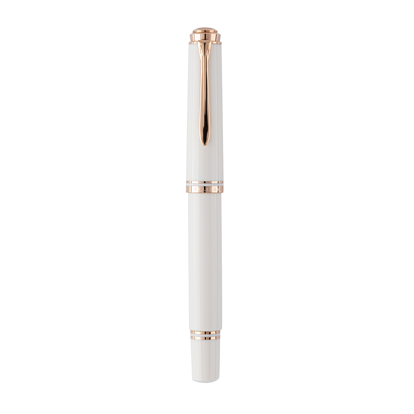 Pelikan Souverän M600 Series Fountain Pen - White & Rose Gold (Special Edition)