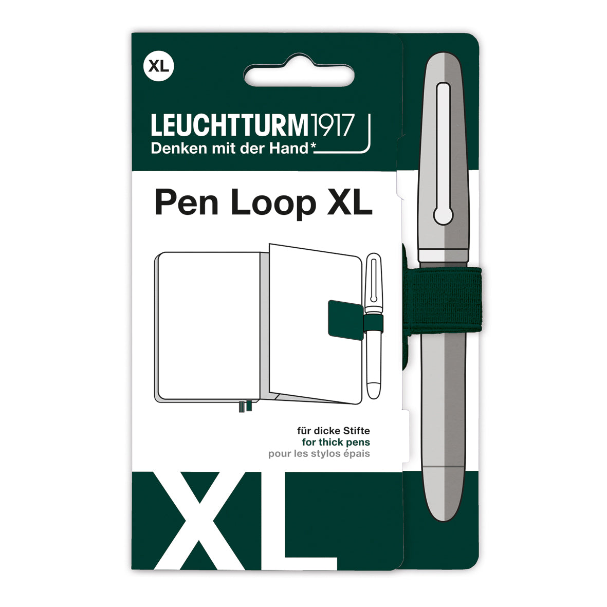 Leuchtturm1917 Pen Loop XL - Forest Green – Dromgoole's Fine Writing ...
