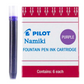 Pilot Namiki Fountain Pen Ink Cartridges - Purple