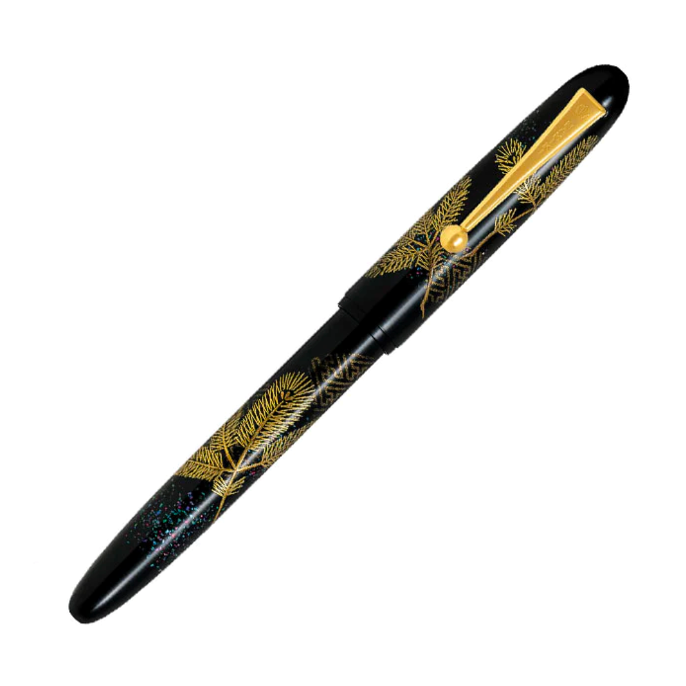 Namiki Yukari Maki-e Fountain Pen - Matsuba Pine Needle