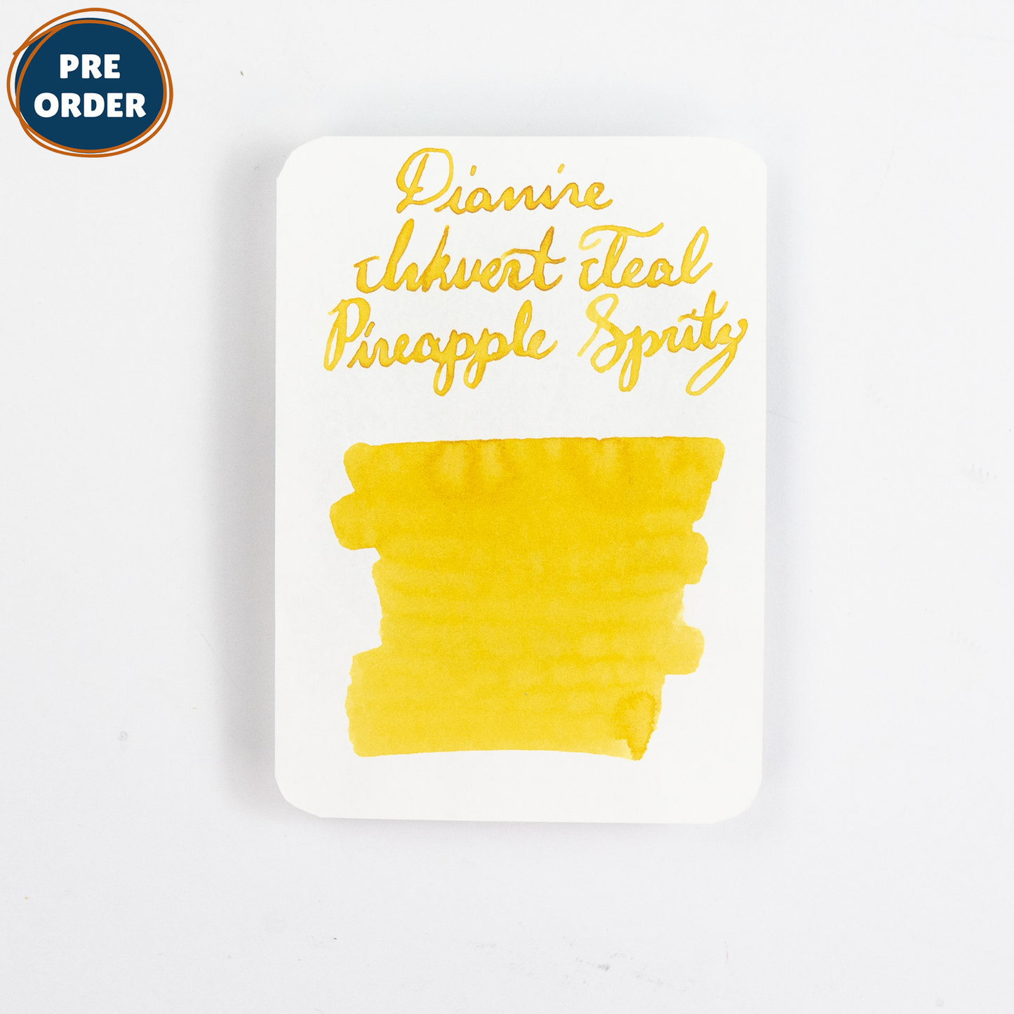 Diamine Pineapple Spritz (50ml) Bottled Ink (Pigment Chameleon) - Teal Edition