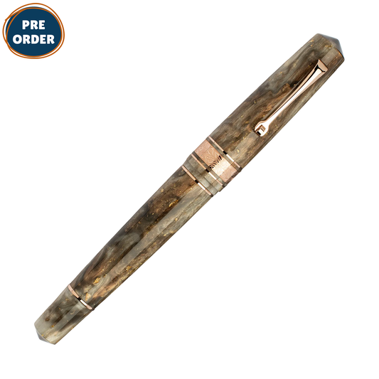 Leonardo Momento Zero Grande 2.0 The Power of Flowers Fountain Pen - Cosmos with Rose Gold Trim