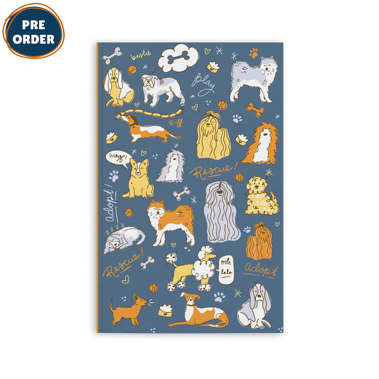 Retro 51 Classic Notebook - Dog Rescue: Series 6 (Dotted)