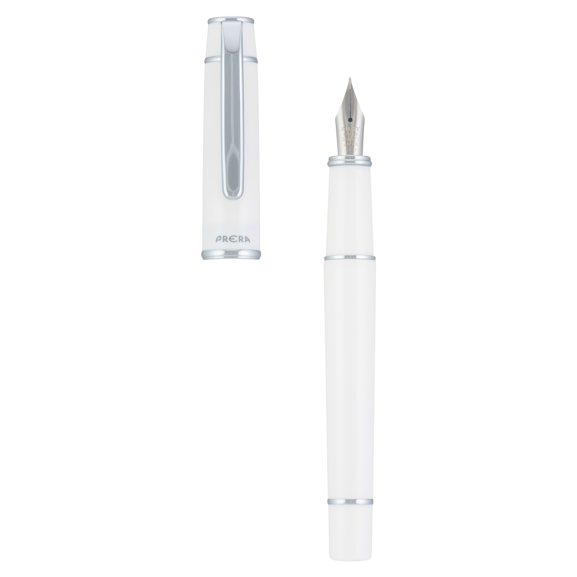 Pilot Prera Fountain Pen - Porcelain White