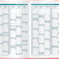 Quo Vadis 2025 President Vertical Weekly Planner - Texas Bamboo