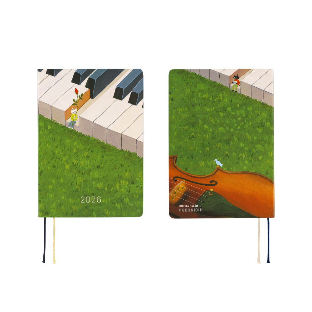 Hobonichi 2026 A6 Techo HON - Hiroko Kubota: Waiting on the Chord