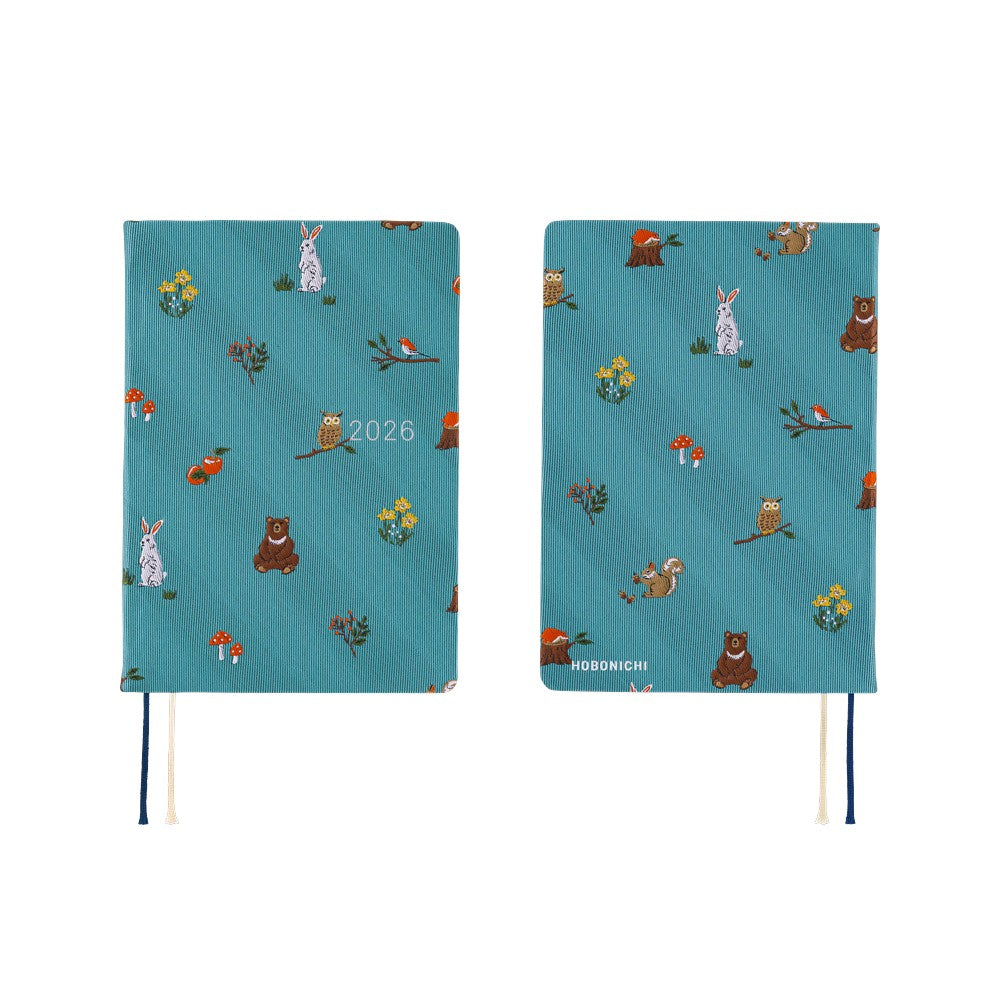 Hobonichi 2026 A6 Techo HON - Bow & Tie: In the Forest