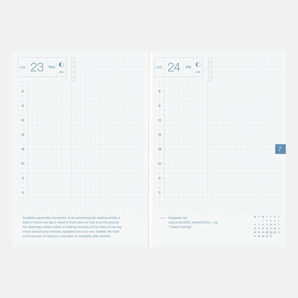 Hobonichi 2026 A6 Techo Original Book (English)