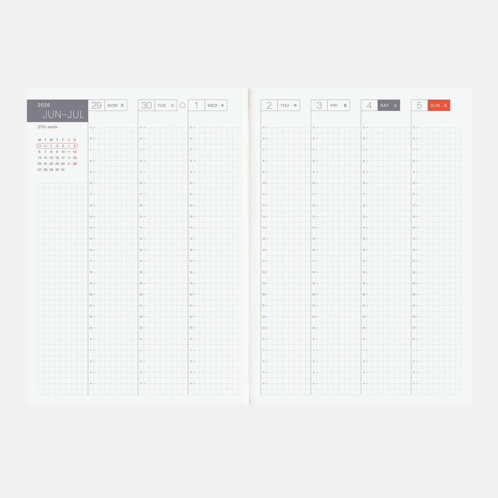 Hobonichi 2026 A5 Techo Cousin Book (English)