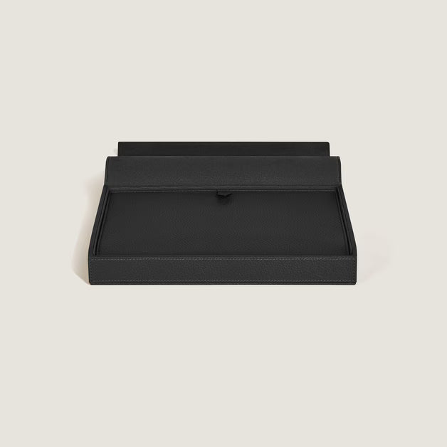 Montblanc Grain Leather 8-Slot Travel Box - Black