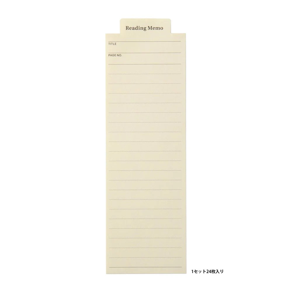 Laconic Style Bookmarker - Reading Memo