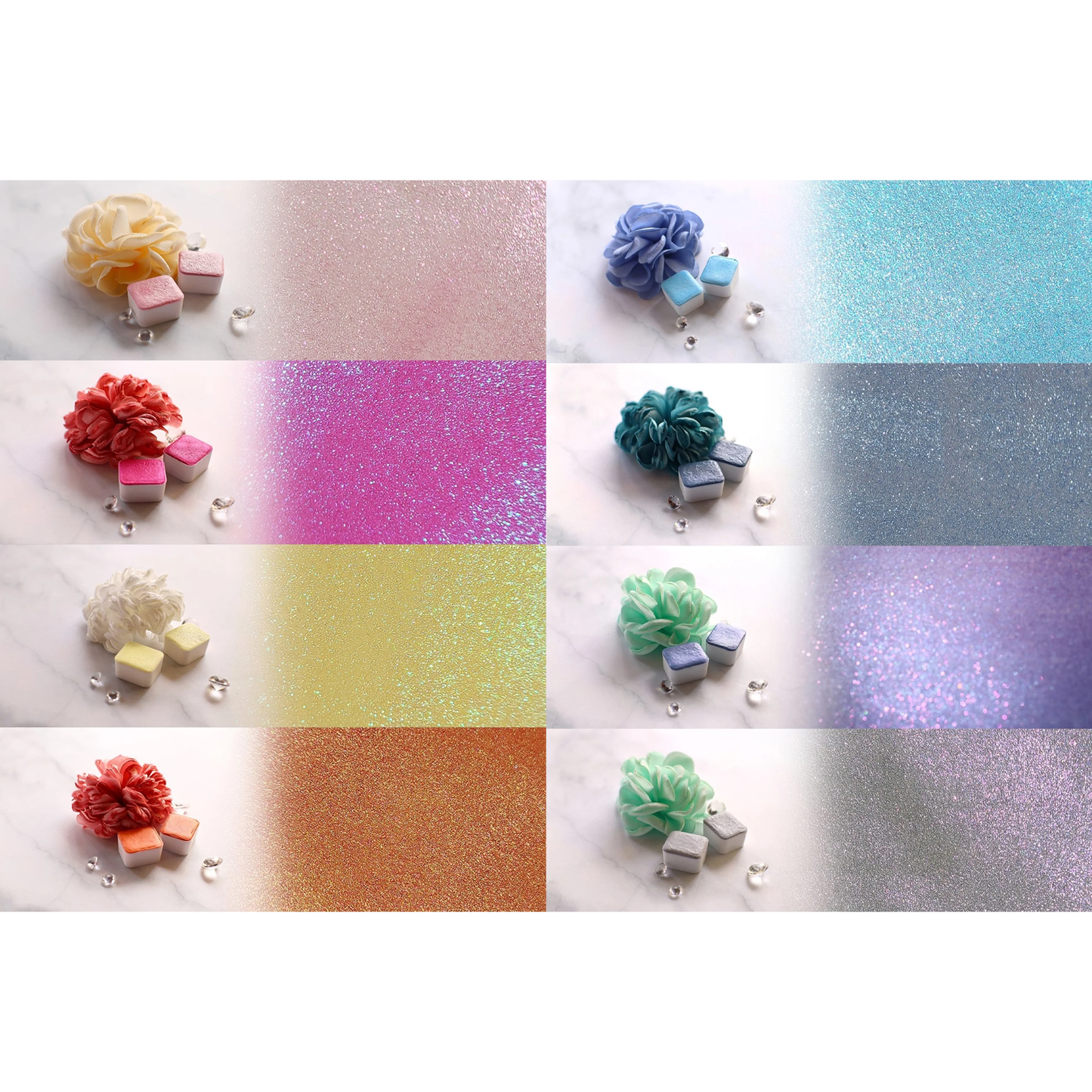 Dominant Industry Dohwa Watercolor Series - Fantasy of Rococo (Set of 8)