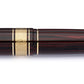 Leonardo Momento Zero Grande Masterpiece Ebonite Fountain Pen - Rosewood (14K Nib)