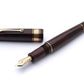 Leonardo Momento Zero Grande Masterpiece Ebonite Fountain Pen - Rosewood (14K Nib)