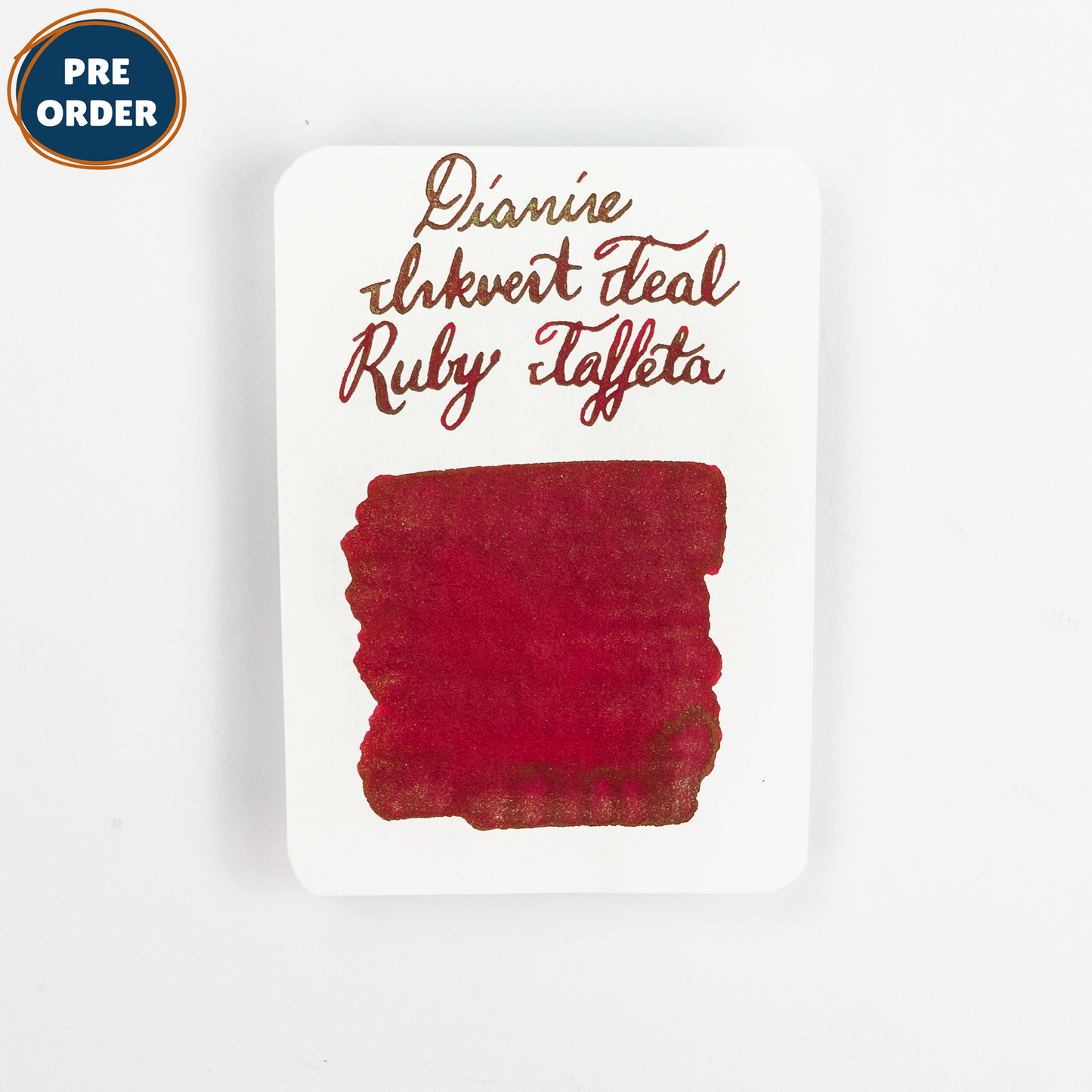 Diamine Ruby Taffeta (50ml) Bottled Ink (Chameleon) - Teal Edition