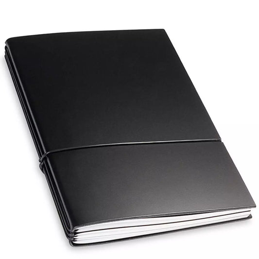 X17 Notes A5 Bonded Leather Notebook - Black