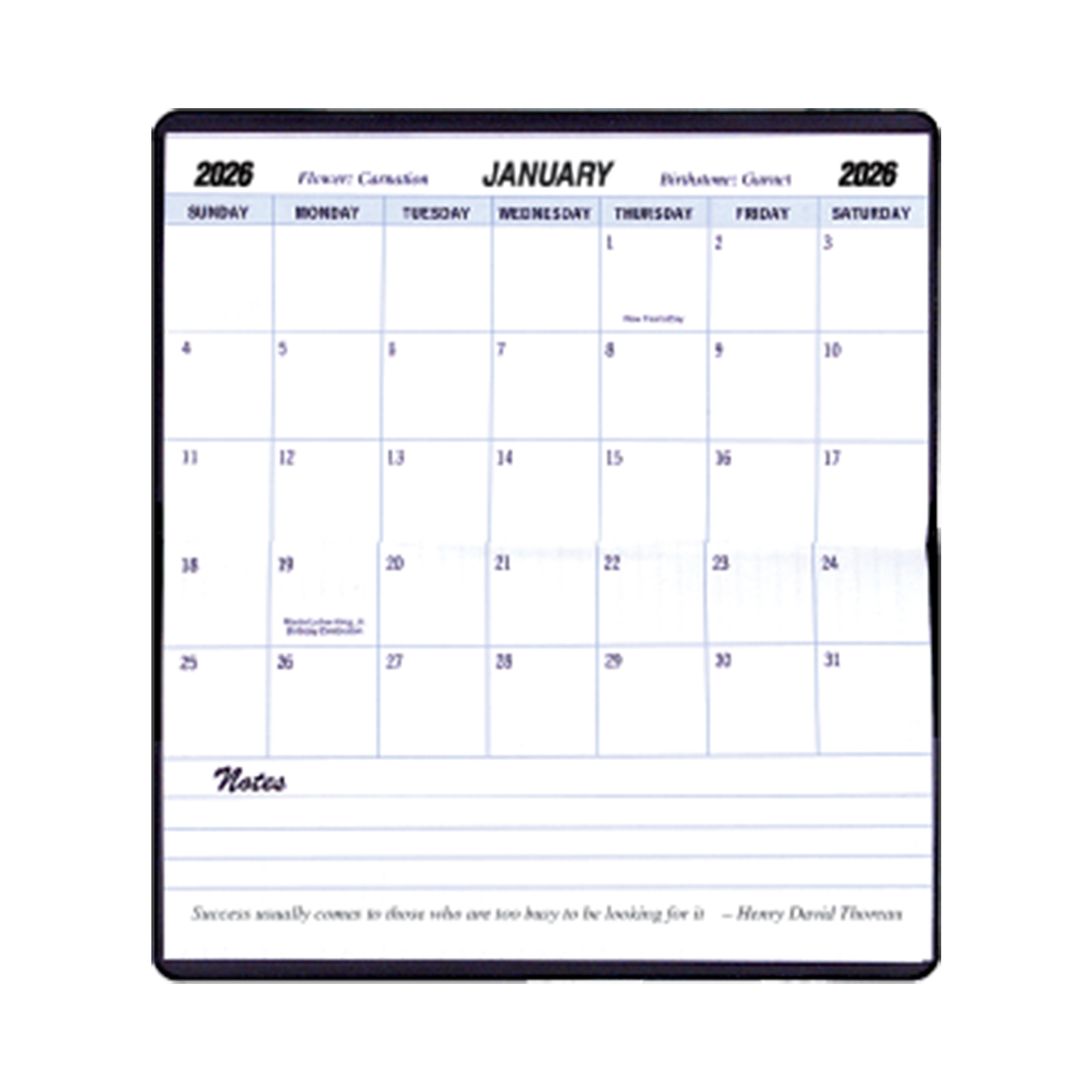 Payne 2026-2027 Skivertex Two Year Pocket Planner