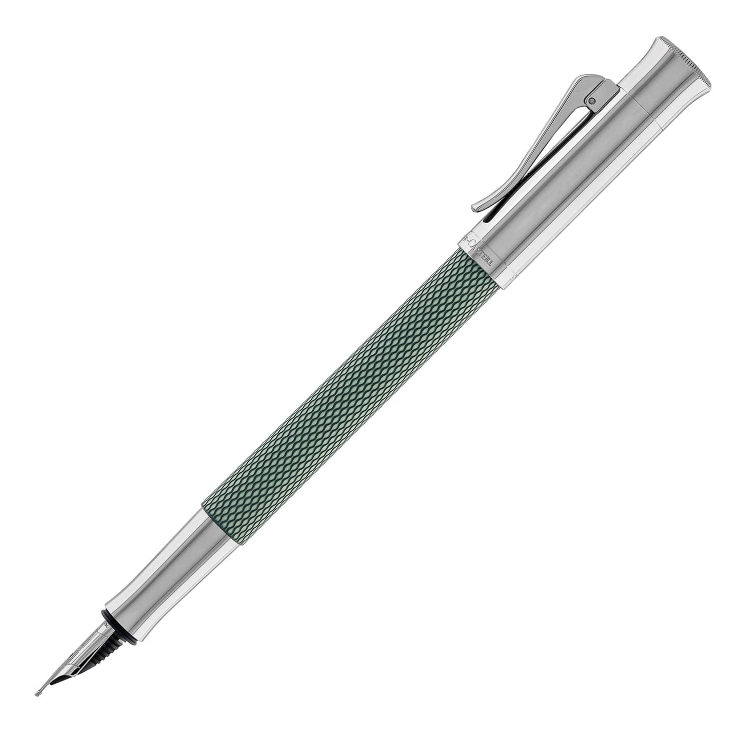 Graf von Faber-Castell Fountain Pen - Guilloche Sage Green (18KT)