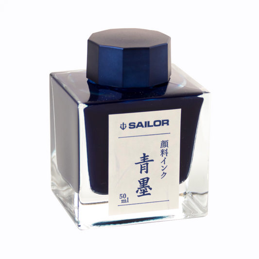Sailor Pigmented - Seiboku Blue Black (50ml) Bottled Ink