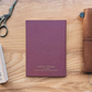 Sarica Studio Passport TN Notebook - Bordeaux
