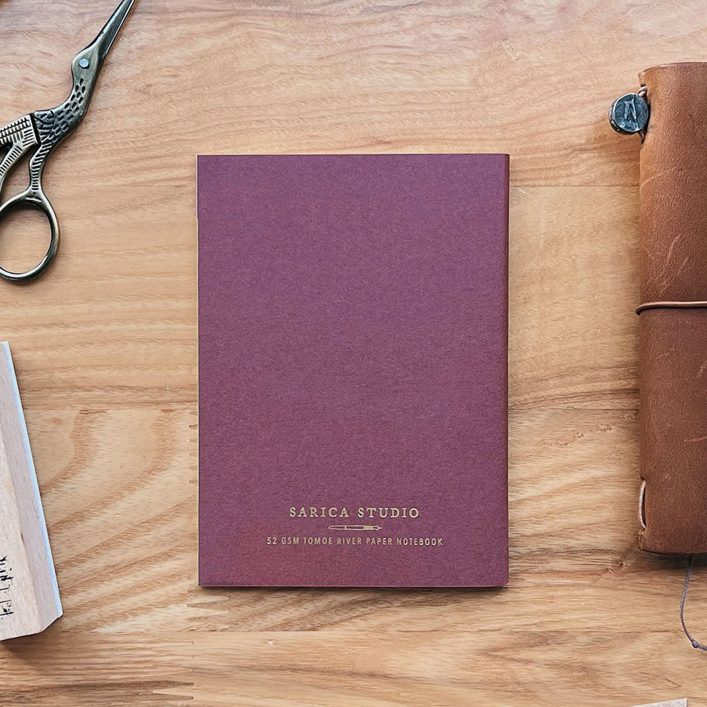Sarica Studio Passport TN Notebook - Bordeaux