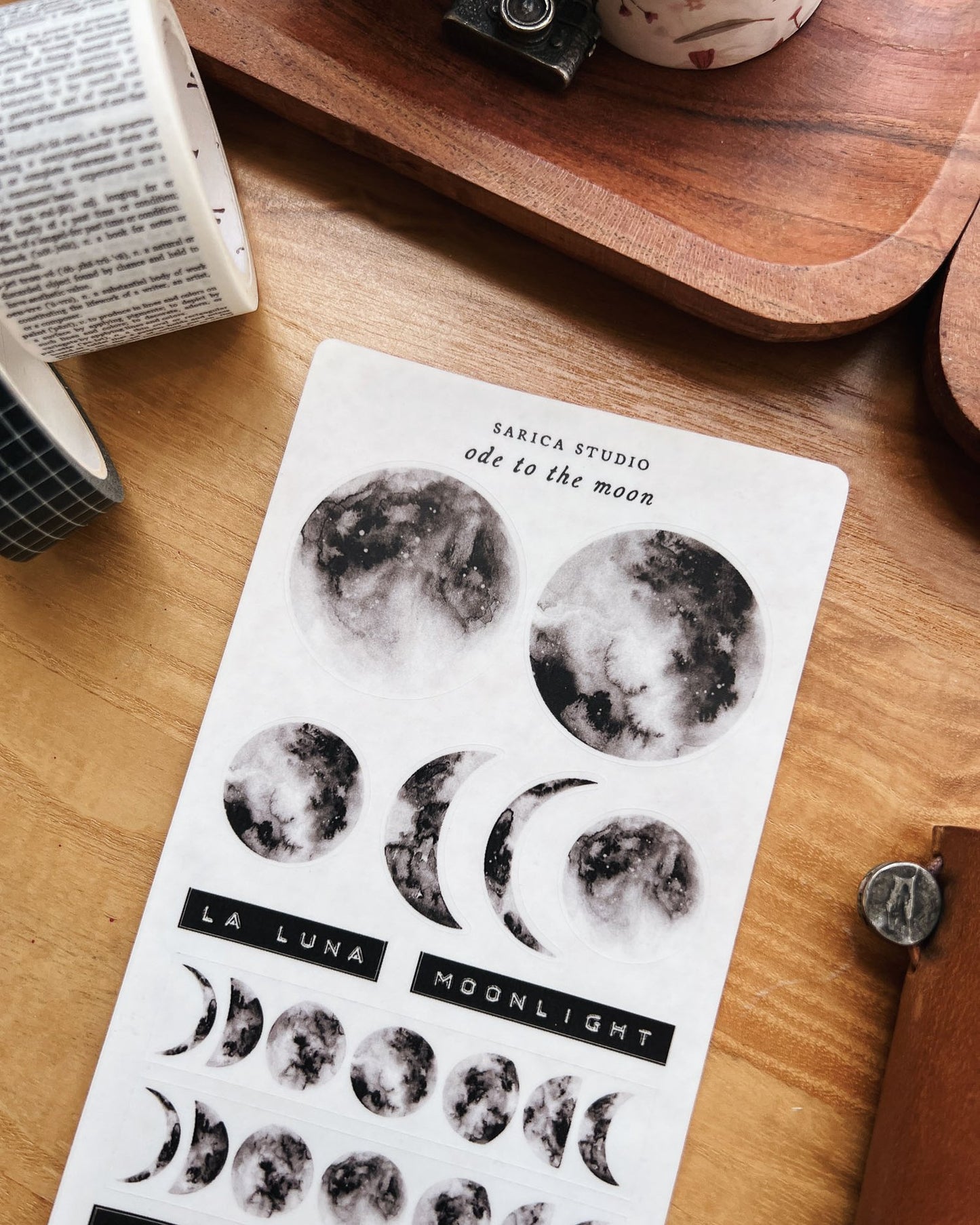 Sarica Studio Stickers - Ode to the Moon