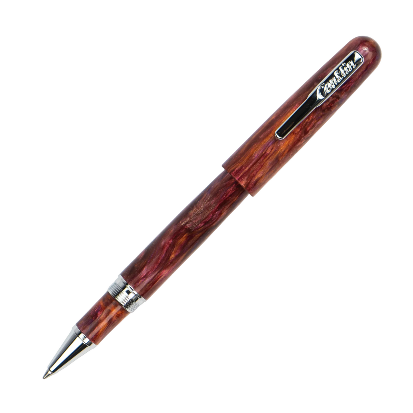 Conklin Streamline Rollerball - Shiny: Sunset Medley with Chrome Trim (Limited Edition)