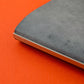 PLOTTER A5 Size Shiranami 6-Ring Leather Binder - Blue (US Exclusive)