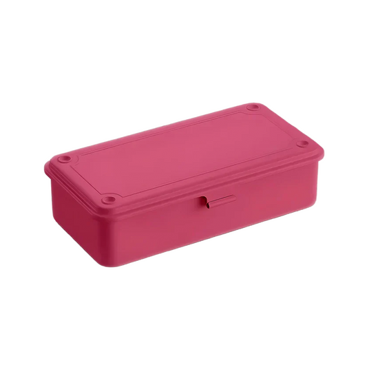 TOYO Steel Trunk-Shape Stackable Toolbox T-190 - Shocking Pink