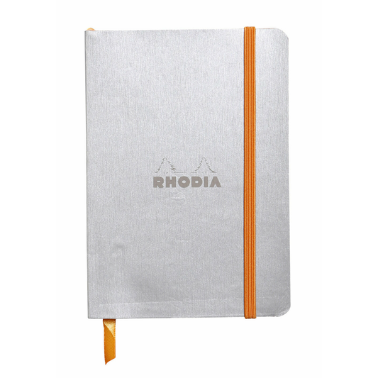 Rhodia Rhodiarama A6 Soft Webnotebook - Silver (Lined)