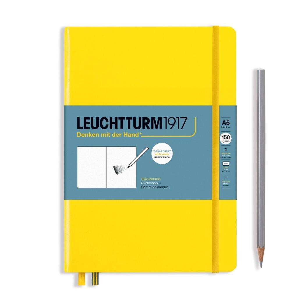 Leuchtturm1917 Sketchbook A5 Medium Hardcover - Lemon