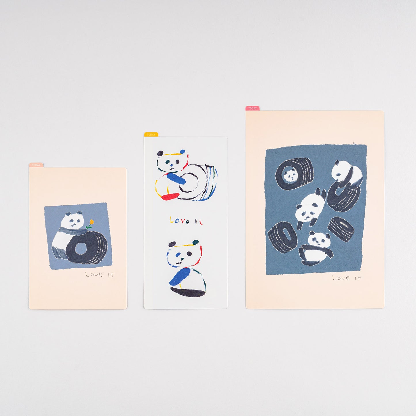 Hobonichi Weeks Pencil Board - Jin Kitamura: (Love it (Panda))