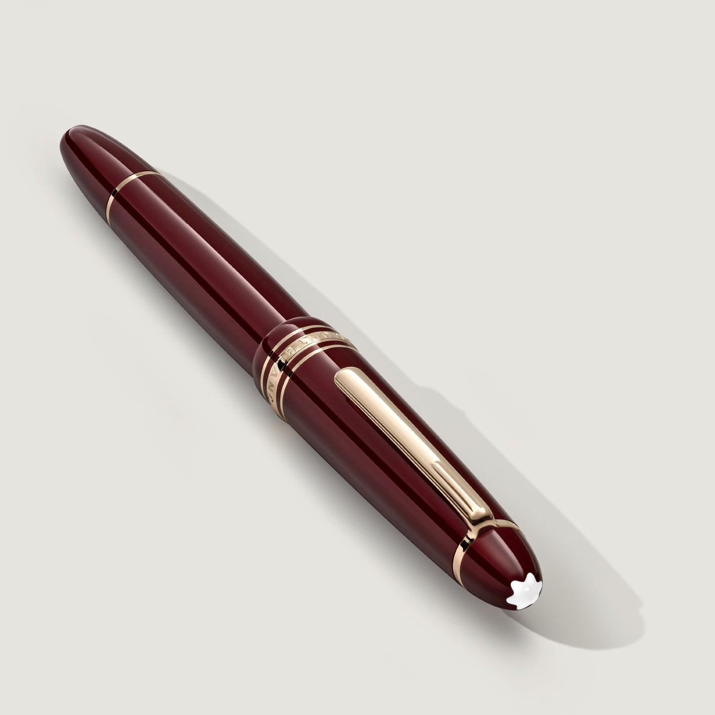 Montblanc 146 Meisterstück Red Hour Fountain Pen - Burgundy Red (LeGrand)