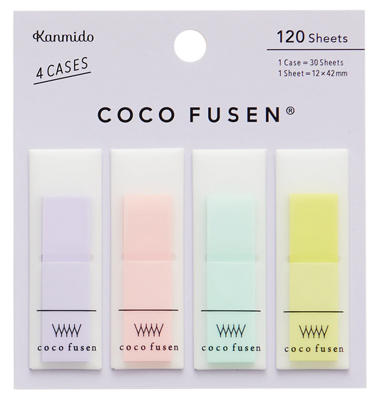 Kanmido Coco Fusen Medium Sticky Notes - Sherbert
