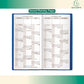 Quo Vadis 2026 Space 17 Weekly Pocket Planner - Texas Blue