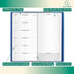 Quo Vadis 2026 Space 17 Weekly Pocket Planner - Texas Blue