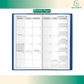 Quo Vadis 2026 Space 17 Weekly Pocket Planner - Texas Blue