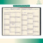 Quo Vadis 2026 Space 24 Weekly Planner with Notes - Texas Red