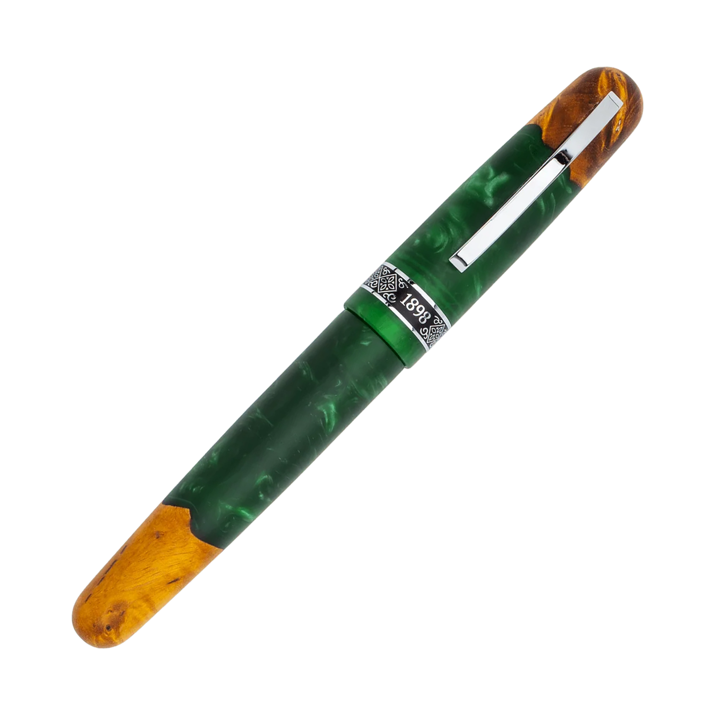 Conklin 1898 Spectra Fusion Rollerball - Green with Chrome Trim (Limited Edition)