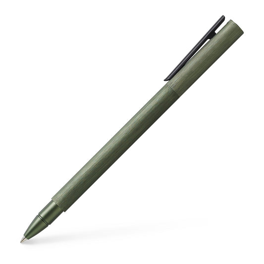 Faber-Castell NEO Slim Rollerball - Aluminum Olive Green