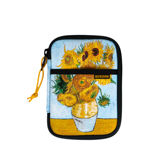 Rickshaw Bagworks Fillmore Pen Case - Van Gogh Sunflowers