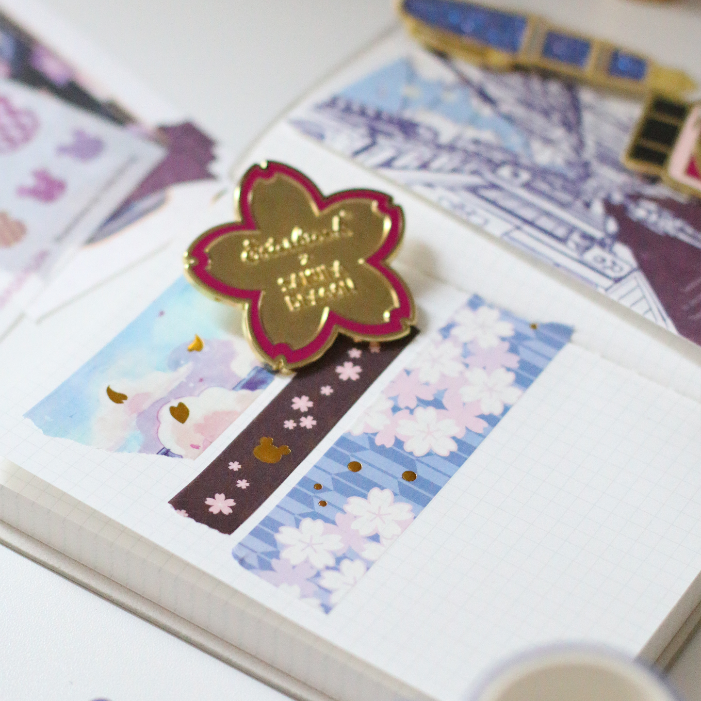 Esterbrook x Sakuradragon Washi Tape - Sakura Street: Sky