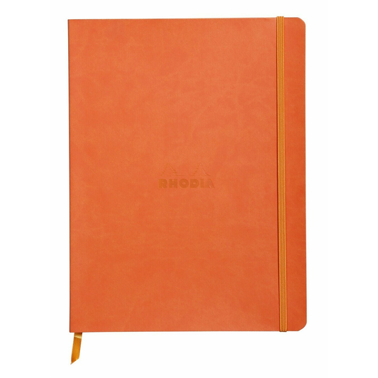 Rhodia Rhodiarama B5 Composition Soft Webnotebook - Tangerine (Lined)