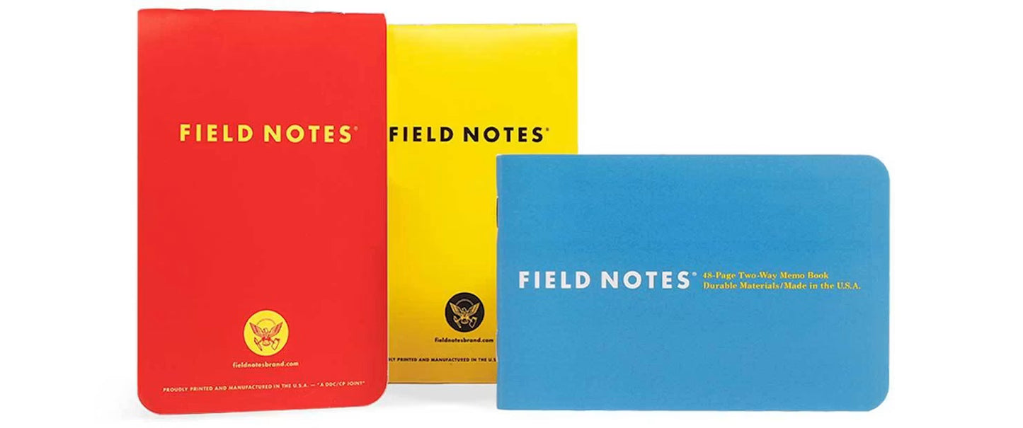Field Notes Quarterly Edition Notebook - 1943 Two-Way (3-Pack) (Limited Edition)