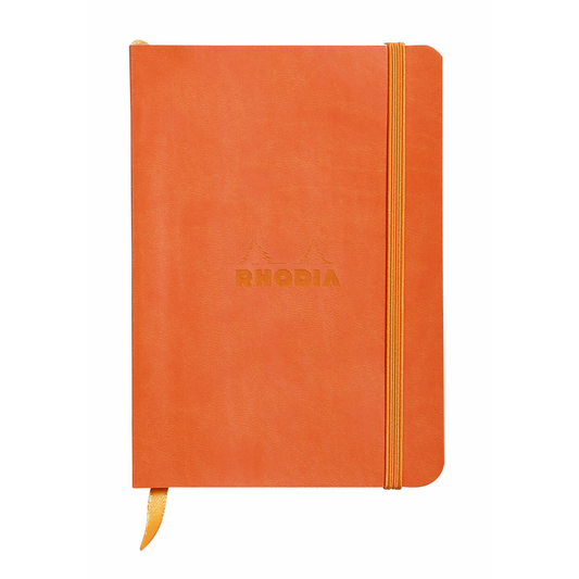 Rhodia Rhodiarama A6 Soft Webnotebook - Tangerine (Dot Grid)