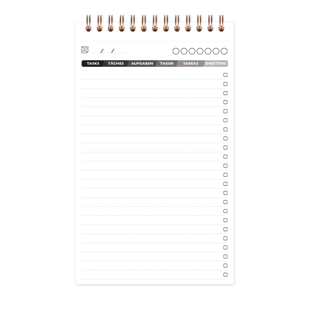 Clairefontaine My Task Manager - Tan (4.75 x 7.75)